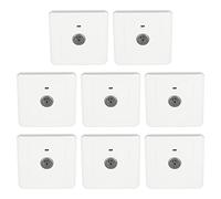 SIXRUN Interruptor de Control de Sonido Inteligente, Panel de Control de Luz de Ahorro de Energía, 8 Uds., para Oficina en Casa, 250V, 10A