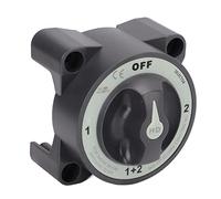 SIXRUN Interruptor de Desconexión de Batería Premium 500A para RV o Barco, Selector de Batería de 4 Posiciones con ABS Duradero y Cobre