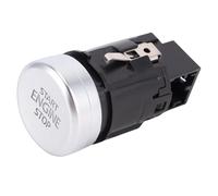 SIXRUN Interruptor de Parada de Arranque del Motor, Reemplazo de Plástico Plateado para VII Mk7 2013-2020 con Fácil Instalación y Experiencia de Usuario Mejorada