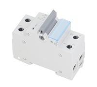 SIXRUN Interruptor de Transferencia Manual de Doble Potencia, Material de PC, Protección contra Sobrecarga, Interruptor de Transferencia Doméstico Entrelazado 1P 230 VCA para Vehículos Recreativos y
