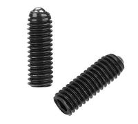 SIXRUN Juego de émbolos de Resorte M4 de 10 Piezas, émbolos de Bola de Precisión Resistentes para Abrazaderas y Moldes de Acero Al Carbono (M4*12(10PCS))