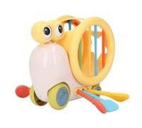 SIXRUN Juguete de Cuerda para Tirar del bebé, Juguete Educativo de Silicona Seguro, Entrenamiento de Habilidades Motoras Finas con los Dedos, Interacción Entre e Hijos - Plástico, 6,3 X 5,3 Pulgadas