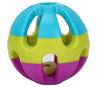 SIXRUN Juguete Interactivo de Plástico con Campana para Gatos para Estimular los Instintos de Caza, Fomentar el Ejercicio y Aumentar la Interacción con su Gato, Pelota de Juguete Compacta para Gatos