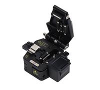 SIXRUN Kit con Fibras ópticas de Cortador de la Válvula de Acero de Tungsteno Precisa, Adecuada para Electricistas y Técnicos, Aleación de Aluminio Negro