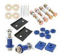 SIXRUN Kits de Bujes Pivotantes de Bisagra de capó, Juego de Pernos de Montaje, Repuesto para Peterbilt 379 con Bujes de Metal y Goma OE 13 04154 13 04164
