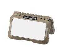 SIXRUN Lámpara LED Plegable, Paneles de Luz Dobles Ajustables 180°, 5 Modos con Regulación Continua, para Camping, Emergencias, Trabajo, Hogar (Y07+Cable USB (sin soporte))