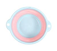 SIXRUN Lavabo Plegable, Lavabo Vegetal de Compresión Fuerte, para Lavar Ropa que Ahorra Trabajo, para Uso Doméstico, Material Grueso PP + TPR (BLUE)