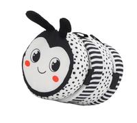 SIXRUN Libro de Tela Plegable para Parachoques de Cuna con Patrón de Animales, Seguro para Bebés, Mejora Las Habilidades Sensoriales, Tamaño de 13x10cm, Adecuado para Niños de 0 a 3 Años (Tipo B)