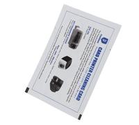 SIXRUN Limpiador de Lectores de Tarjetas de Crédito, Papel de Pulpa de Madera de PVC, Tarjetas de Limpieza para Terminales Deslizantes POS, Paquete de 50, 54 X 86 Mm, para Cajeros Automáticos,