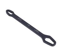 SIXRUN Llave Autoajustable 8-22 Mm, Llave de Doble Extremo para (BLACK) | Construcción de Acero 45# de Alta Dureza, Cromado y Antioxidante, Adecuado para Tuercas y Pernos de 8-22 Mm, Uso como