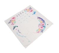 SIXRUN Manta de bebé, Flores de Estilo de Pájaros para el Accesorio de Fotos de Bebés, Aproximadamente 39.4 Pulgadas de Ancho, Recuerdo, Ideal para Baby Shower con Material de Fibra