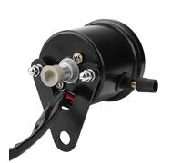 SIXRUN Medidor de Velocímetro y Odómetro Negro para Motocicleta de 60 Mm, Retroiluminación LED de Alta Sensibilidad, Impermeable y a Prueba de Golpes, Ajuste Universal para Motocicletas, Tamaño 6,7