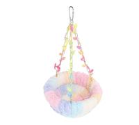 SIXRUN Mima a Tu Loro con una Acogedora Hamaca de Felpa para Pájaros como un Lugar de Descanso Cálido y Elegante para Pájaros y Correas Resistentes para Colgar para Loros de Todos los tamaños.