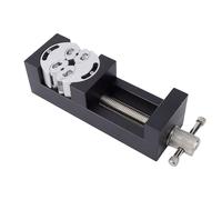 SIXRUN Mini Vise Clamp, Smart Fractal Self Adjusting Aluminum Alloy Bench Vise for Crafts Jewelry Making Modeling Repairs