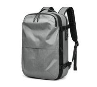 SIXRUN Mochila de Vacío, Mochila de Viaje de Gran Capacidad con Compartimento Antisucio para Zapatos y Separación Seco/Mojado para Viajes de Negocios (gris claro)
