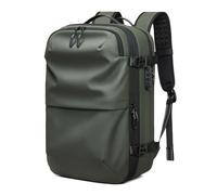 SIXRUN Mochila de Vacío, Mochila de Viaje de Gran Capacidad con Compartimento Antisucio para Zapatos y Separación Seco/Mojado para Viajes de Negocios (DE verde)