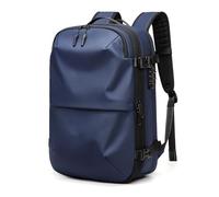 SIXRUN Mochila de Vacío, Mochila de Viaje de Gran Capacidad con Compartimento Antisucio para Zapatos y Separación Seco/Mojado para Viajes de Negocios (BLUE)