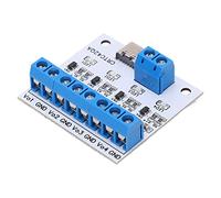 SIXRUN Módulo de Cargador Compacto 4 Canal C Canal C Tarjeta de Cargador de Batería para 3.7 V 503035 603443 DC 5V, para Proyectos de Bricolaje (CRTC42QA_A)