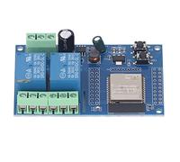 SIXRUN Módulo de relé Dual con Memoria Flash de 4 M y Teclas Programables para Aplicaciones de Aprendizaje y Hogar Inteligente