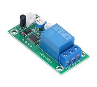 SIXRUN Módulo de Sensor de Vibración, Interruptor de Alarma Ajustable con Retardo de Tiempo, Terminal de Salida de relé de 12V, Adecuado para Antirrobo