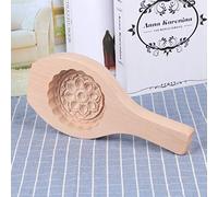 SIXRUN Molde para Hornear Pasteles de Luna con Hermoso Patrón de Flores de Madera para Cocina Casera DIY con Niños y Amantes (No 06)