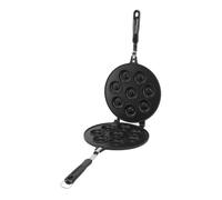 SIXRUN Molde para Rosquillas de Aleación de Aluminio de Fácil Operación, Molde para Hornear, para Pasteles y Gofres con Asa, Superficie Antiadherente, para Golosinas Caseras