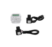 SIXRUN Monitor de Consumo de Energía Inteligente 80A Medidor de Energía en Tiempo Real para Uso de Electricidad en el Hogar Control por Voz Asistente 2 Uds Sensor de Abrazadera CT