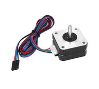 SIXRUN Motor Paso a Paso 17 de Alto Rendimiento que Reduce Errores para Accesorios de Impresora de Motor de Impresora 3D, Material de Aleación 12 V 4,0 Ω Ángulo de de 1,8° para una Fácil Instalación