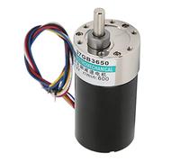 SIXRUN Motor sin Escobillas, Motor CC de Cobre con Regulador de 24 V, Control de Velocidad CW CCW, Alto par y Baja Velocidad, 5 Opciones de para Máquinas Herramienta CNC y Micromaquinaria (50 rpm/min)