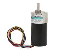 SIXRUN Motor sin Escobillas, Motor CC de Cobre con Regulador de 24 V, Control de Velocidad CW CCW, Alto par y Baja Velocidad, 5 Opciones de para Máquinas Herramienta CNC y Micromaquinaria (20 rpm/min)