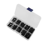 SIXRUN Ojos de Seguridad, 100 Unidades, Tamaños Variados, Duraderos, Ideales para Muñecas, Manualidades, Osos de Juguete, Muñecas y Animales de Peluche (Plástico/resina)