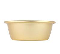 SIXRUN Olla de Fideos Coreanos Ramen Olla Amarilla de Aluminio Duradera para Cocinar en el Hogar, Adecuada para Fideos y Sopas Instantáneas, Diseño de Doble Hecho a Mano para un Fácil Uso y Limpieza