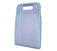 SIXRUN Organizador de Carpetas Accordian de Gran Capacidad para Guardar Archivos Fácilmente, 13 Capas Transparentes de un Vistazo para Profesores Plástico+PPTamaño 9,4 X 14,1 Pulgadas (Azul claro de