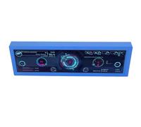 SIXRUN Pantalla de Temperatura de PC de 8,8 Pulgadas, LCD IPS HD Profesional, Pantalla Secundaria para Datos de CPU, Ideal para Programadores y Jugadores (Blue)