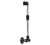 SIXRUN Paragüero Retráctil de Acero Inoxidable, Clip Ajustable de 360 grados, Se Adapta a Manillar de 0,8 a 1 Pulgada para Bicicleta, Cochecito, Silla de Ruedas