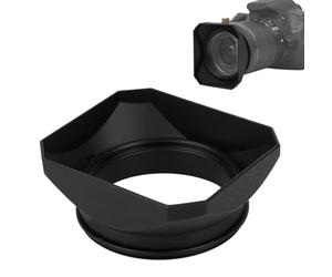 SIXRUN Parasol Cuadrado, Parasol de Lente de Cámara a Prueba de Luz, Accesorio Ideal para Cámaras sin Espejo con Filtro de 58 Mm, Diseño Liviano para una Mejor Calidad de Imagen (55mm)
