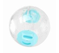 SIXRUN Pelota de Ejercicio de Plástico para Hámster, Juguete para Correr Transparente, Ligero y Duradero, para Mascotas Pequeñas y Jerbos para Aumentar el Placer, 18,5 Cm (Blue)