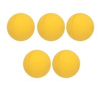 SIXRUN Pelotas Hinchables Portátiles de 6cm, 5 uds., Pelotas de Mano de Goma para Aliviar el Estrés, para Diversión Familiar en Piscinas y Playas (Yellow)