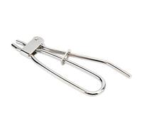 SIXRUN Pinza Abrazadera de Manguera de Freno de Acero, Abertura de 12mm con Mandíbulas Redondeadas y Collar Ajustable, para Motocicleta ATV UTV Scooter Línea de