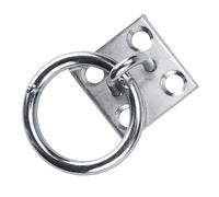 SIXRUN Placa de Anillo de Corbata, Anillo de Enganche de Caballo de Metal Duradero a Prueba de óxido para Establo de Baño, 1 Unidad