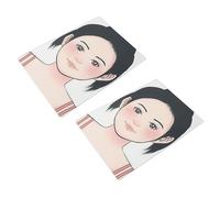 SIXRUN Plantilla de Fabricación Lavable de la Junta de Ejercicios de Facacking 2PCS para Make -up
