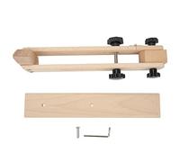 SIXRUN Pony de Costura de Cuero Ajustable, Rotación Flexible para Bricolaje, Pony de Cuero de Madera de Haya, Cosido a Mano para Cinturones, Bolsos,