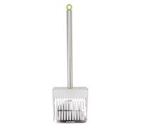 SIXRUN Poop Poop CHOOPER CHOVELLA DE Palabra del Peto para Peto MANEJO Largo para PROBLEJOS DE Tipo DE Objeto DE Acero Inoxidable: Palabra/Material DE Tamizado DE Basura: Acero Inoxidable, PP (Green)