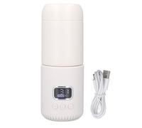 SIXRUN Portátil Taza Térmica Inalámbrica | Calentador de Leche 55°C Calentar Agua Termo para Bebés Preparar Biberones Viajes