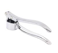 SIXRUN Prensa de Ajo Profesional de Acero Inoxidable, Picadora Fácil de Limpiar para Cocina Casera, Trituradora de Ajo, Calidad de Restaurante para Dibujo de Color de Comida Vegetariana, Plata