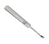 SIXRUN Ranuradora de Costura de Cuero de Acero Inoxidable, Biseladora de Bordes de Cuero Fácil de Usar para Manualidades de (Acero inoxidable 2)