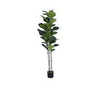SIXRUN Realistic Artificial Fiddle Leaf Fig 4.9FT Floor Plant for Stylish