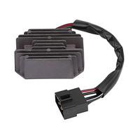 SIXRUN Rectificador Regulador de Voltaje de Motocicleta, Aleación de Aluminio, Evita la Sobrecarga, Proporciona Refrigeración Eficiente, para Burgman AN250 AN400 1998-2002