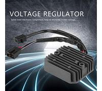 SIXRUN Rectificador Regulador de Voltaje de Motocicleta, Aleación de Aluminio, Evita la Sobrecarga y Enfría Eficazmente, Compatible con VT Shadow 600