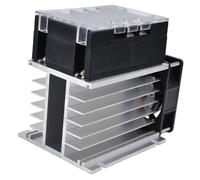 SIXRUN Regulador de Voltaje SCR, Regulador de Voltaje CA de Estado Sólido Monofásico 220 a 380 VCA, Control de 0 a 10 V 4 a 20 MA, Pantalla LED, para Control de Transformador de Iluminación de Horno